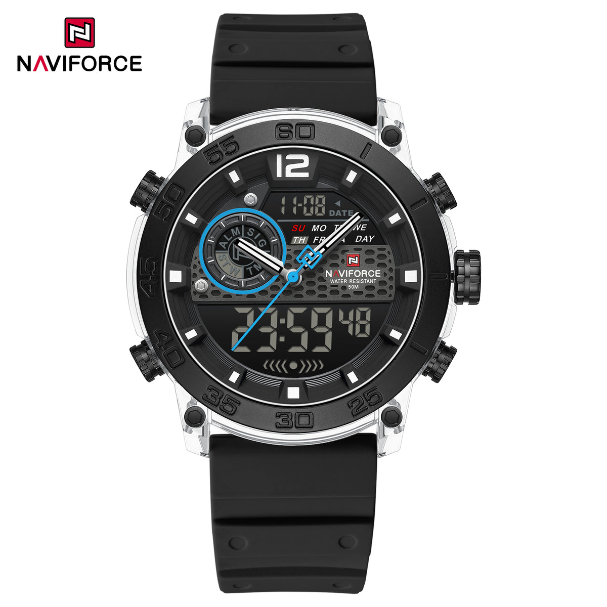 NAVIFORCE NF6104 S/W/B Men Watch