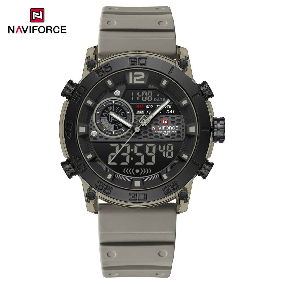 NAVIFORCE NF6104 GY/GY/GY Men Watch