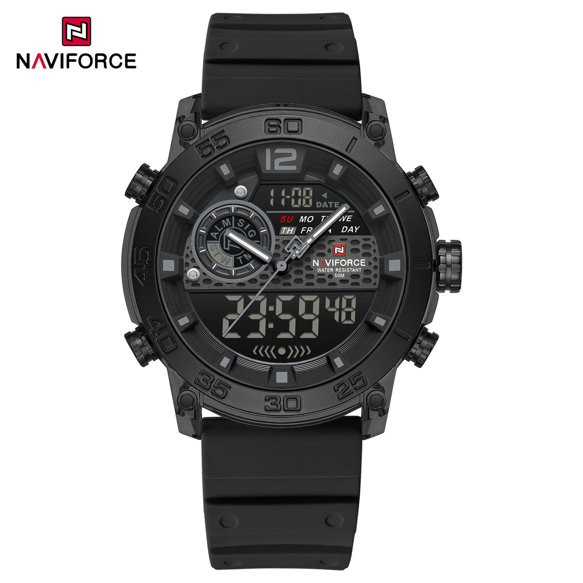 NAVIFORCE NF6104 B/GY/B Men Watch