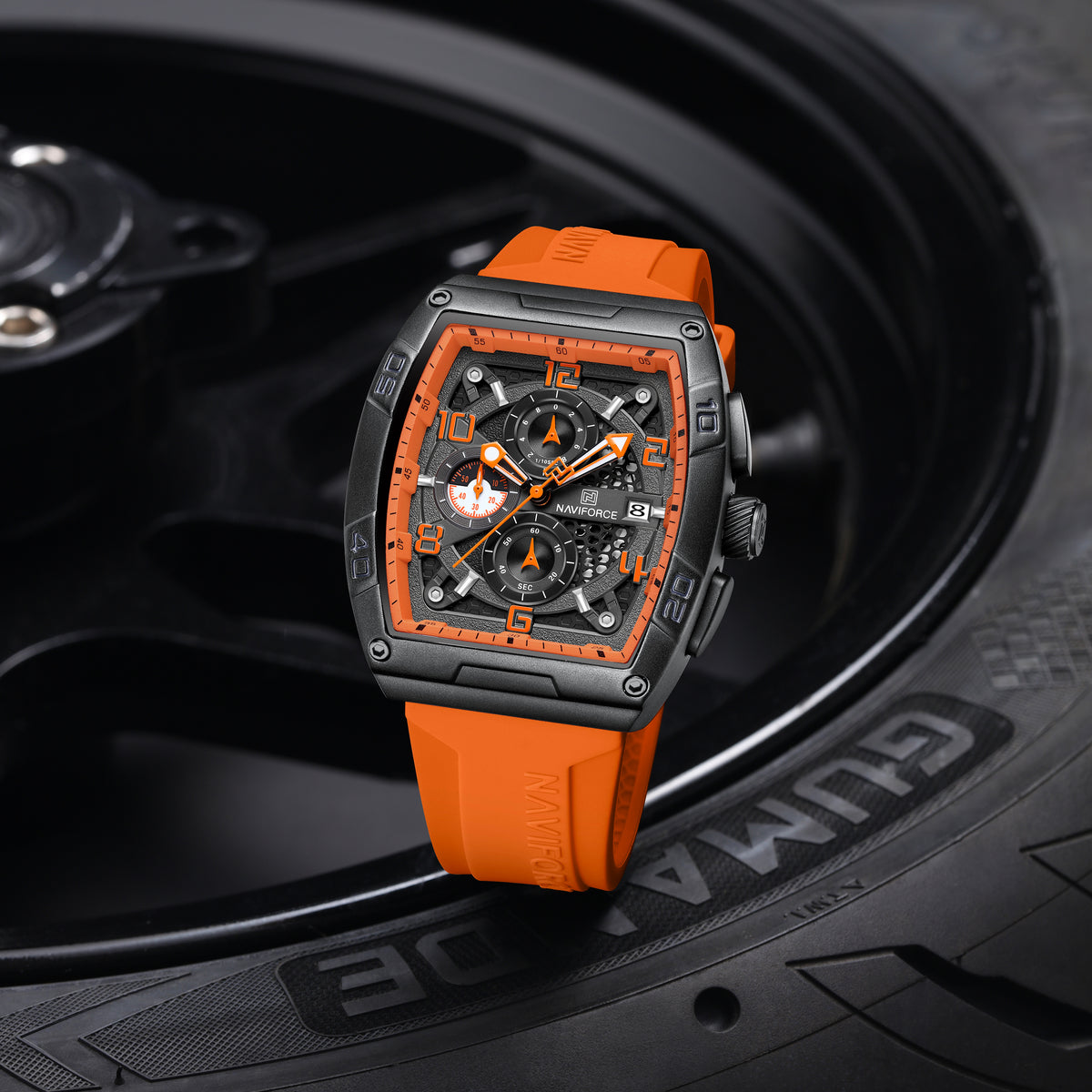 NAVIFORCE NF8052 B/O/O Men Watch