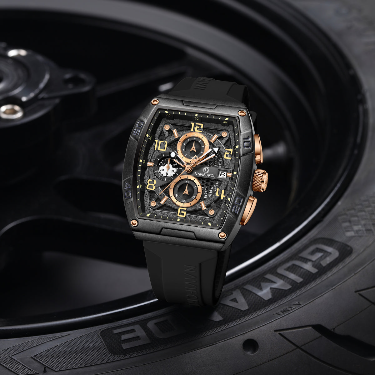 NAVIFORCE NF8052 B/RG/B Men Watch