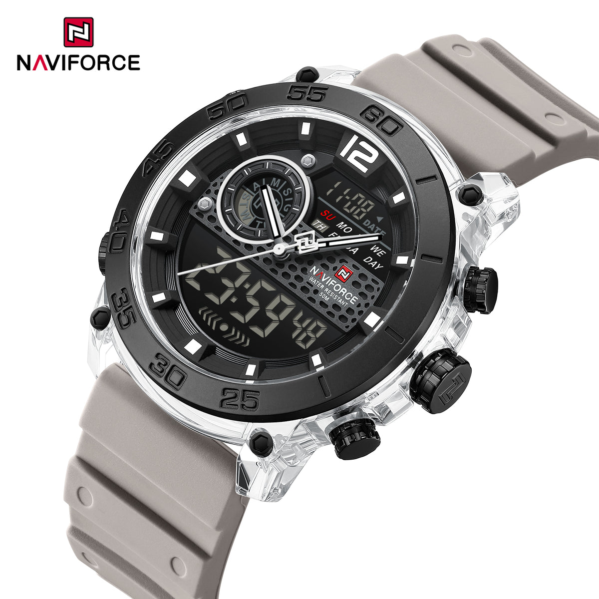 NAVIFORCE NF6104 S/W/GY Men Watch
