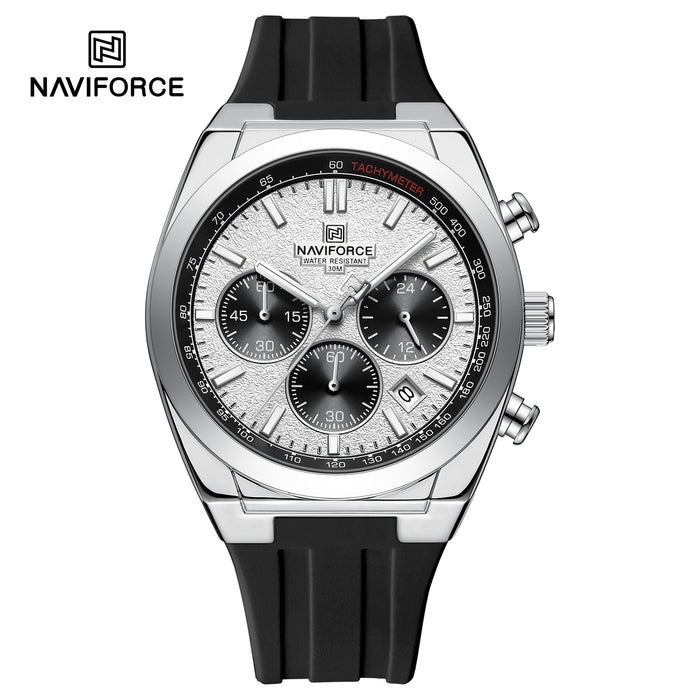 NAVIFORCE NF8080 S/W/B Men Watch