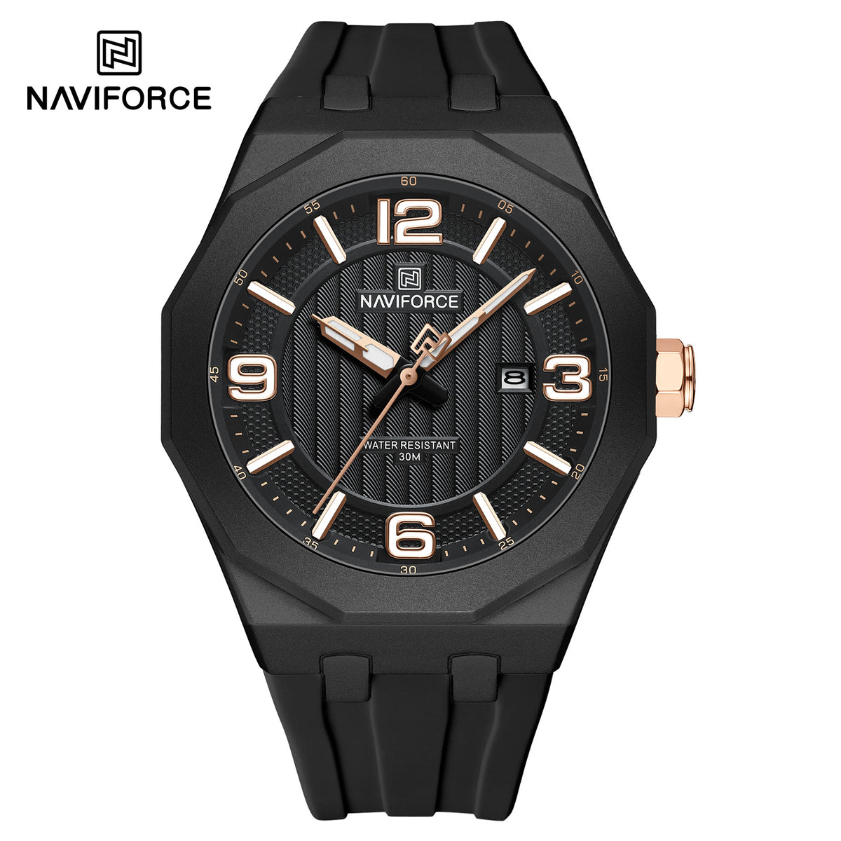 NAVIFORCE NF8079 B/RG/B Men Watch
