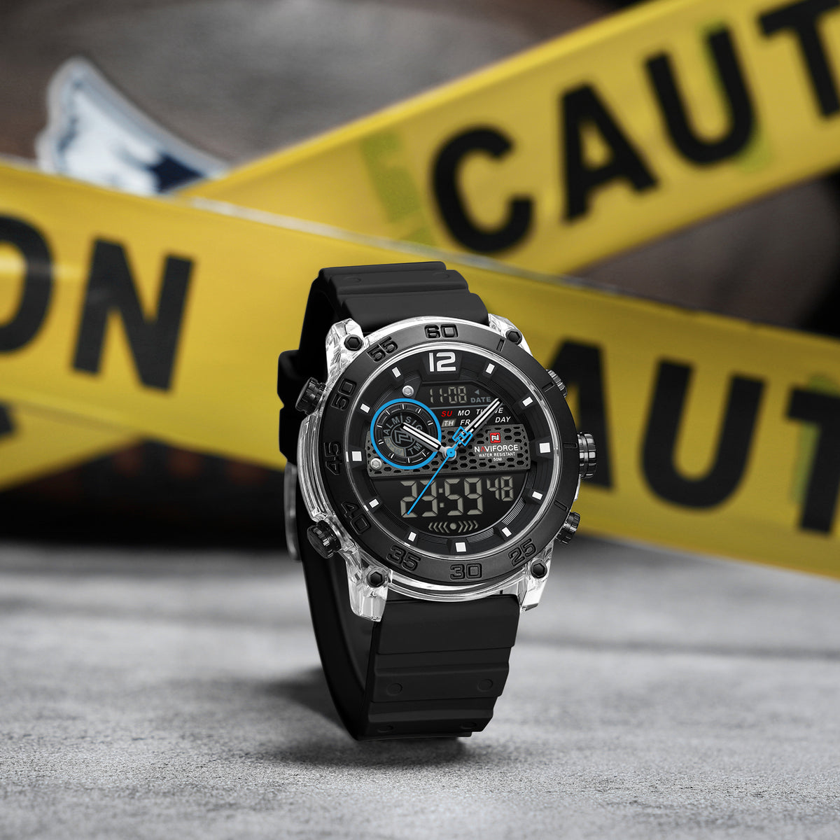 NAVIFORCE NF6104 S/W/B Men Watch