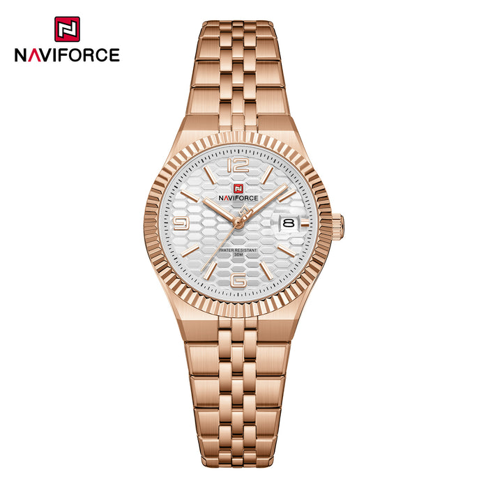 NAVIFORCE NF5079 RG/W/RG Women Watch