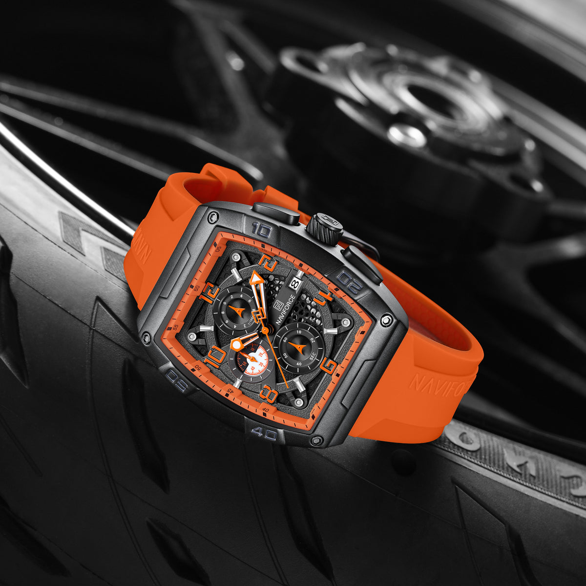 NAVIFORCE NF8052 B/O/O Men Watch