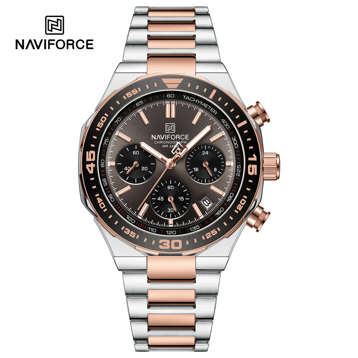 NAVIFORCE NF8049 S/GY/RG Men Watch