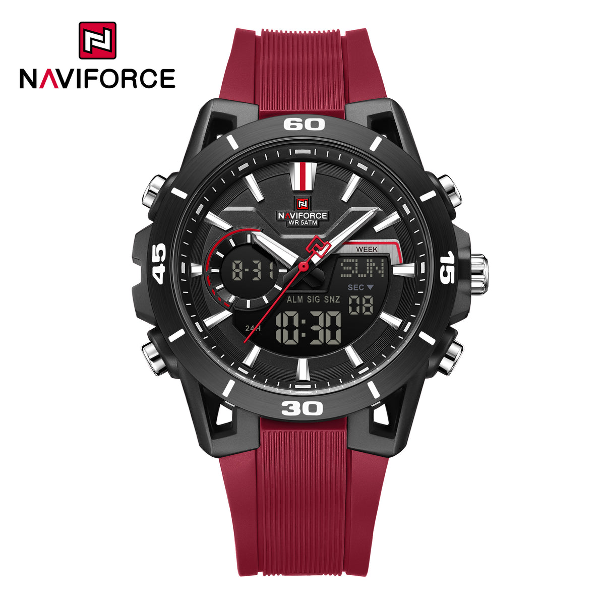 NAVIFORCE NF7135 B/B/R Men Watch