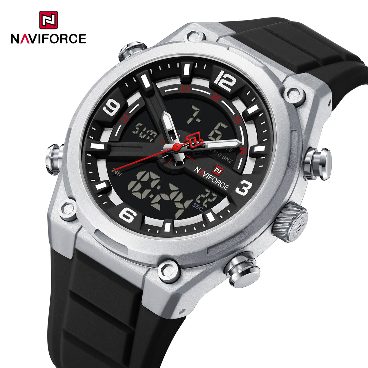 NAVIFORCE NF9265 S/W/B Men Watch