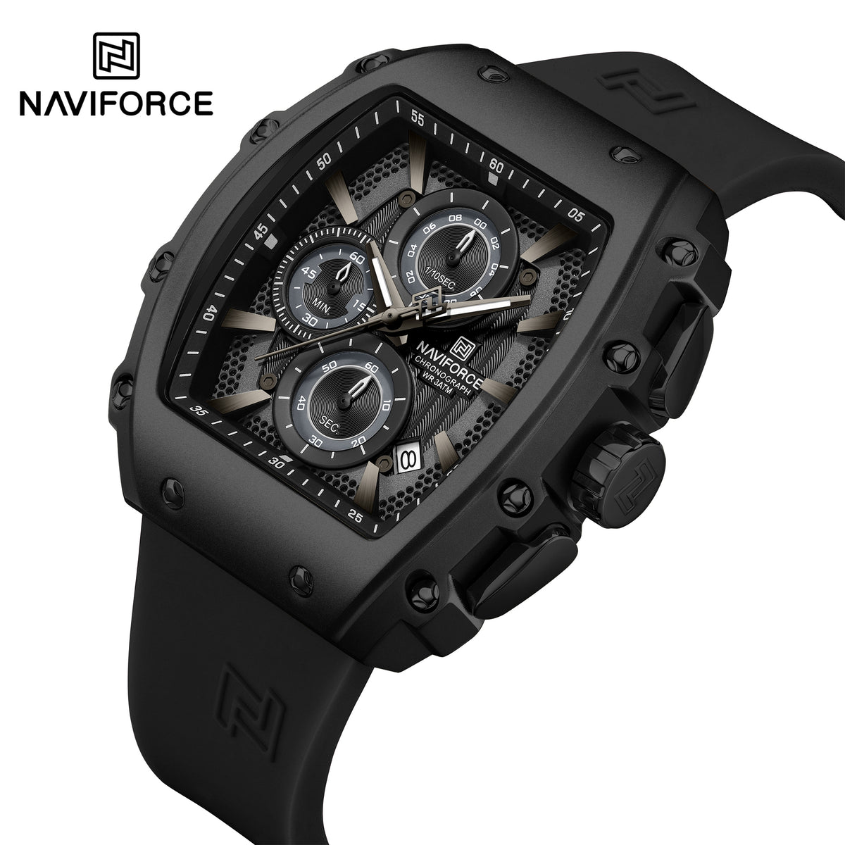 NAVIFORCE NF8070 B/B/B Men Watch