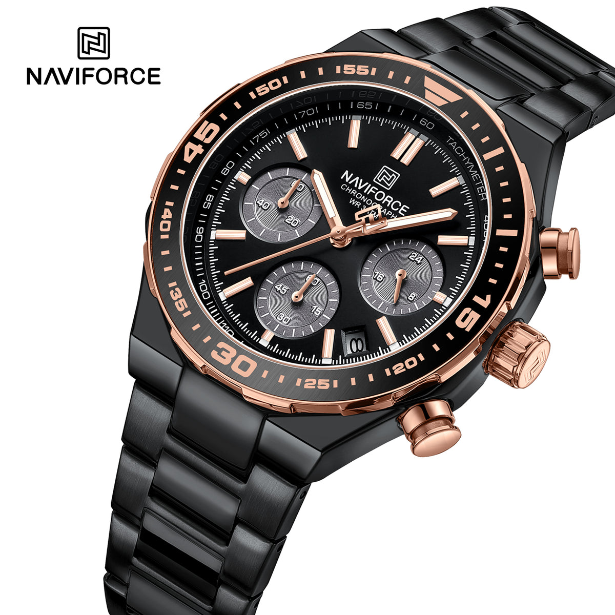 NAVIFORCE NF8049 B/RG/B Men Watch