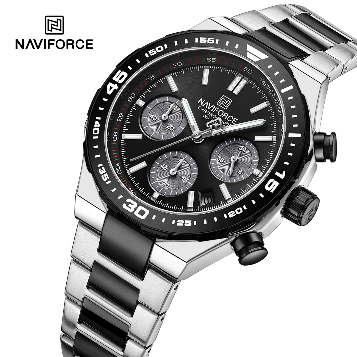 NAVIFORCE NF8049 S/B/B Men Watch