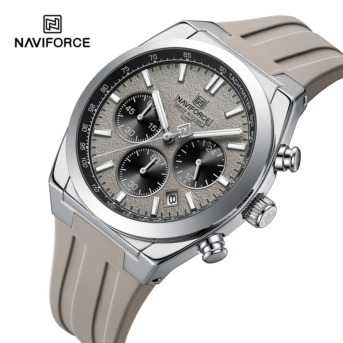 NAVIFORCE NF8080 S/GY/GY Men Watch