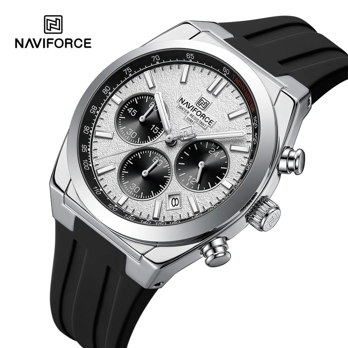 NAVIFORCE NF8080 S/W/B Men Watch