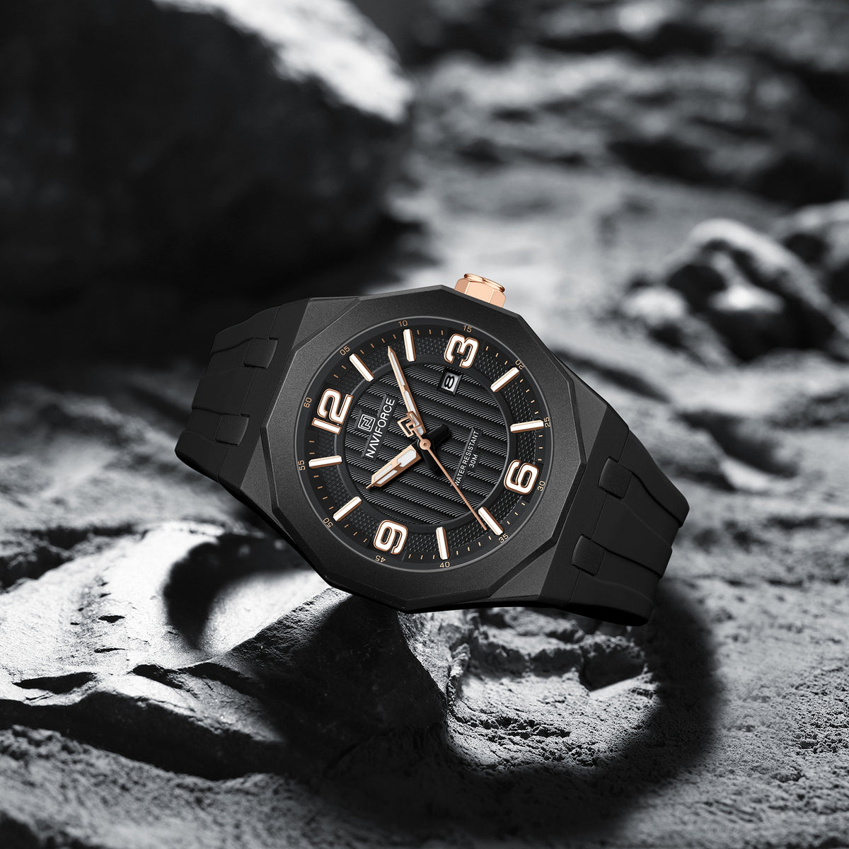 NAVIFORCE NF8079 B/RG/B Men Watch