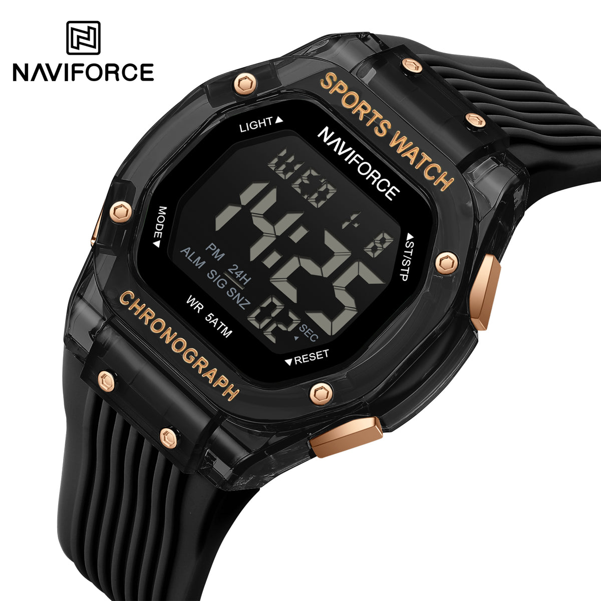 NAVIFORCE NF7113 B/RG Men Watch