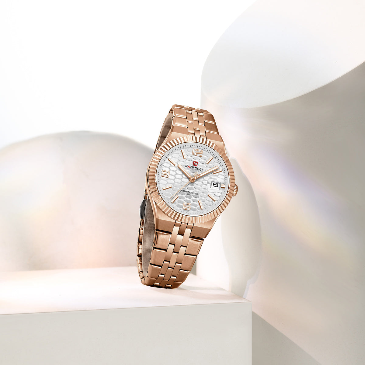 NAVIFORCE NF5079 RG/W/RG Women Watch