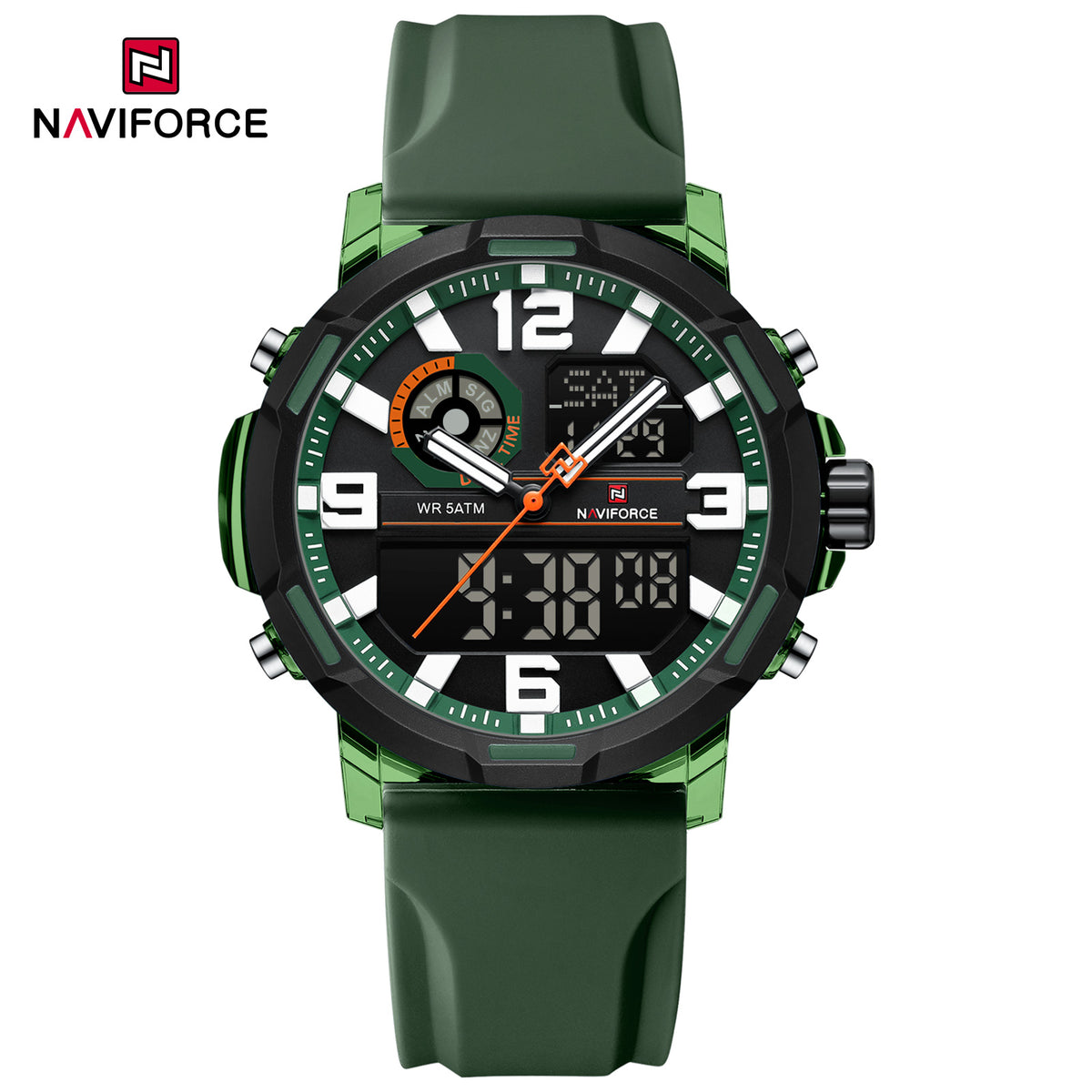 NAVIFORCE NF7130 GN/W/GN Men Watch