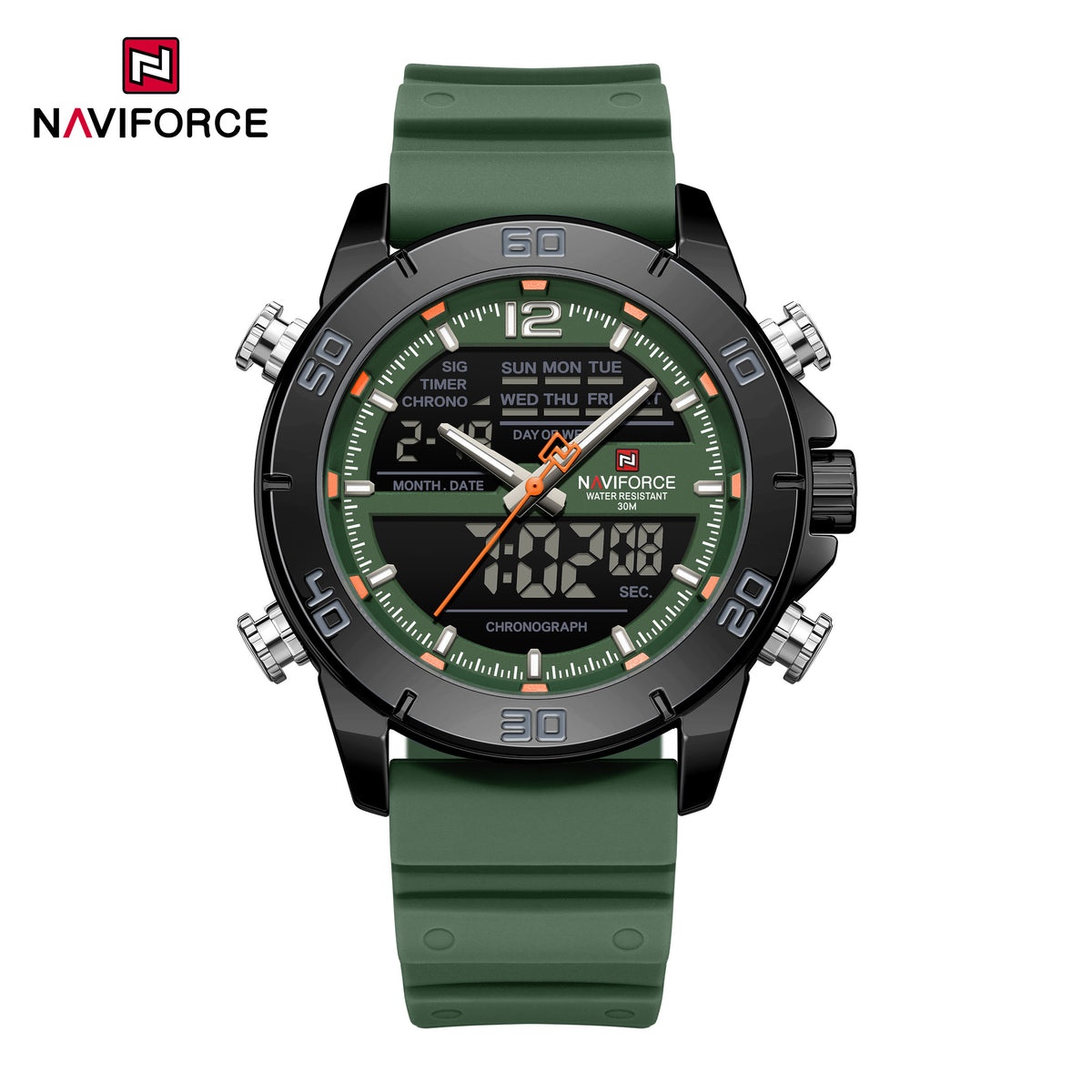 NAVIFORCE NF9253T B/GN/GN Men Watch