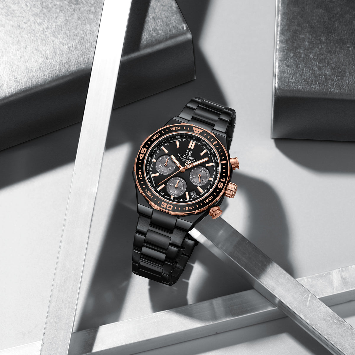 NAVIFORCE NF8049 B/RG/B Men Watch