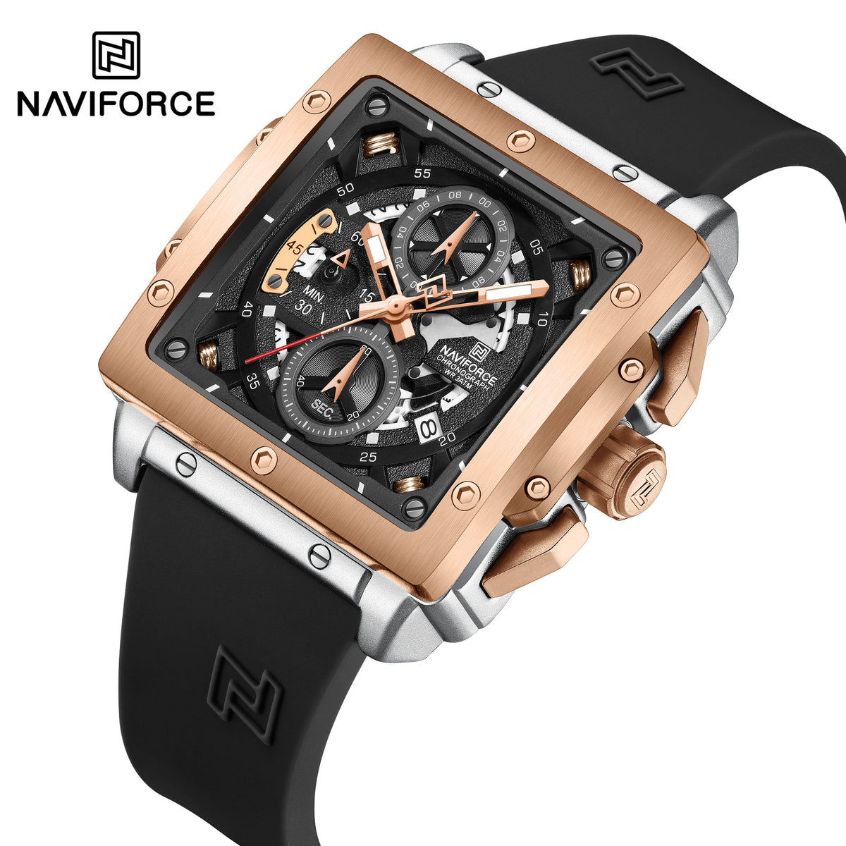 NAVIFORCE NF8064 S/RG/B Men Watch