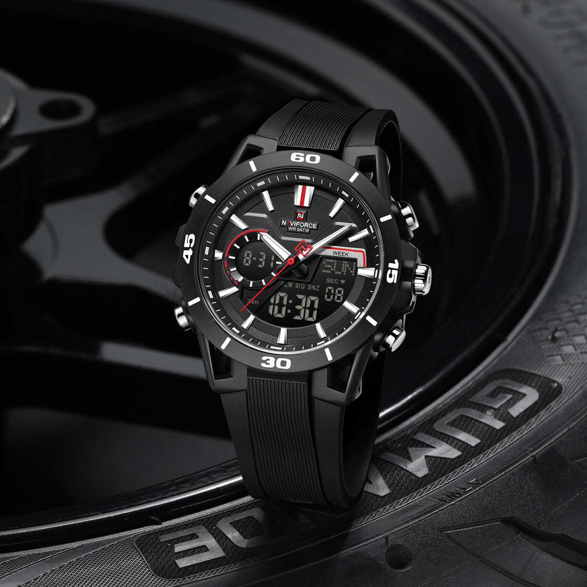NAVIFORCE NF7135 B/B/B Men Watch