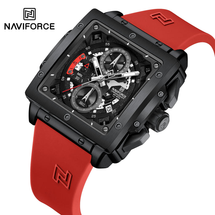 NAVIFORCE NF8064 B/B/R Men Watch