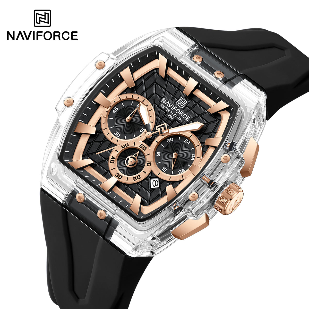 NAVIFORCE NF6113 S/RG/B Men Watch