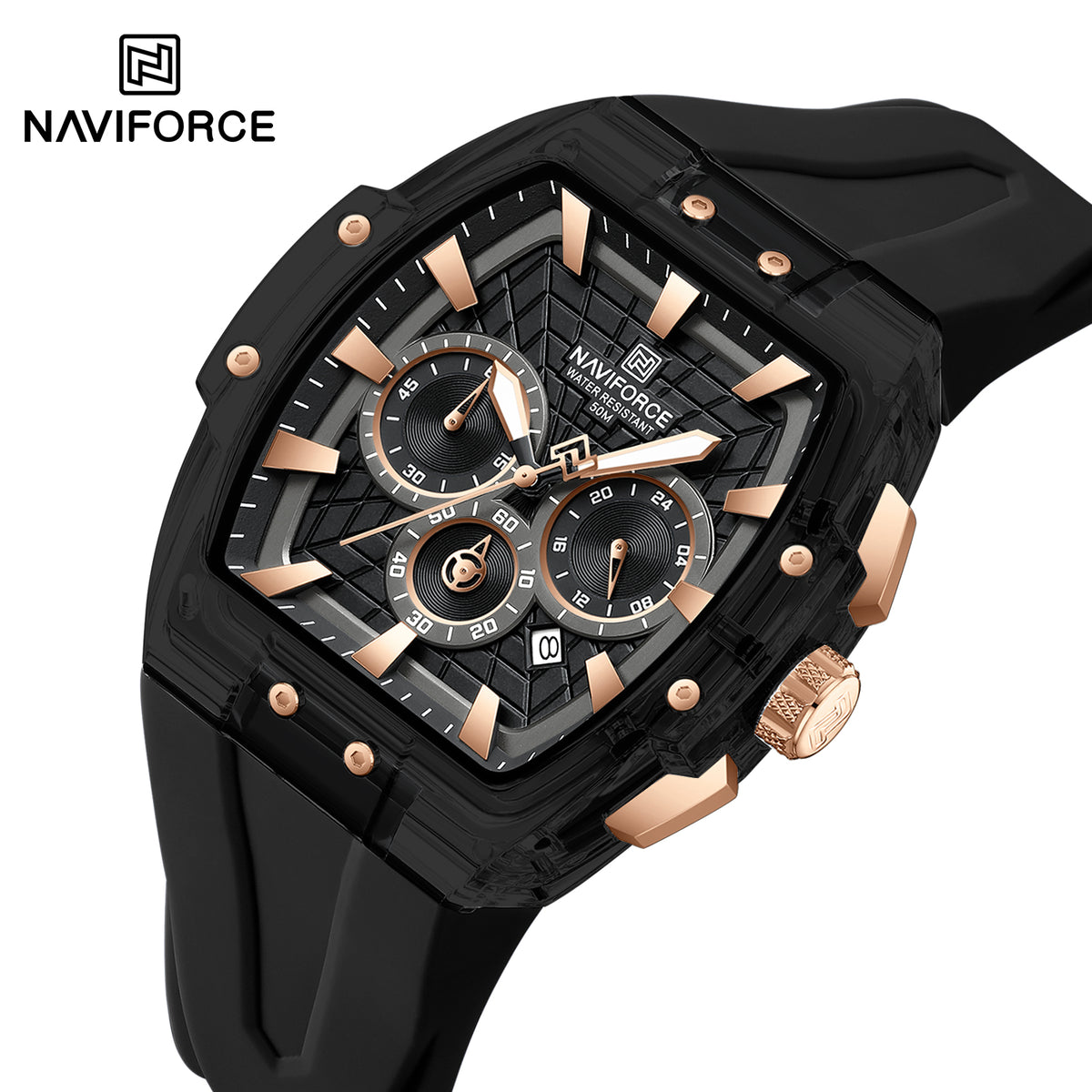 NAVIFORCE NF6113 B/RG/B Men Watch