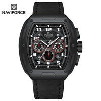 NAVIFORCE NF8053 B/W/B Men Watch