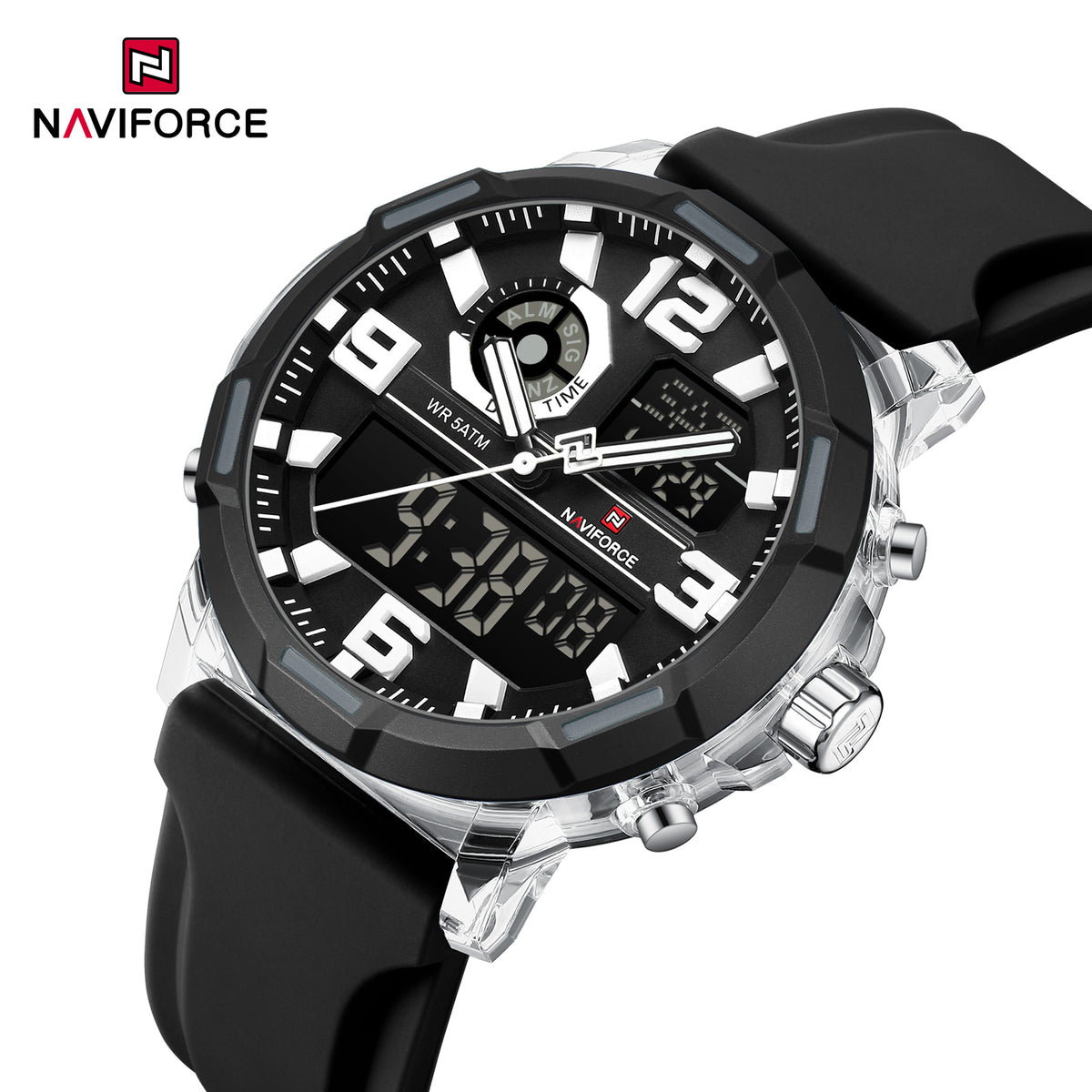 NAVIFORCE NF7130 S/W/B Men Watch
