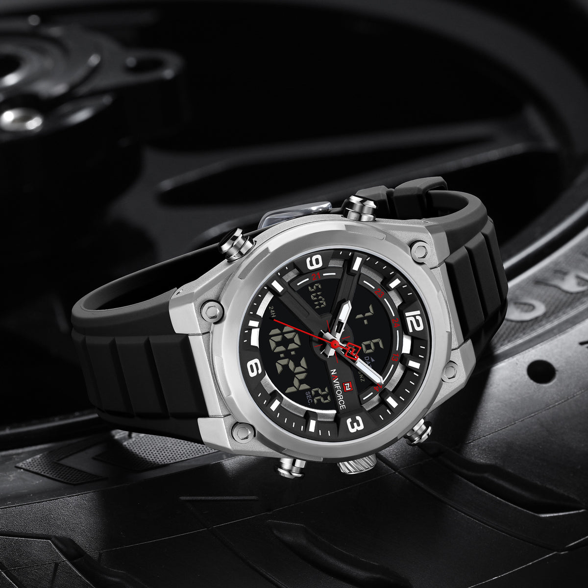 NAVIFORCE NF9265 S/W/B Men Watch
