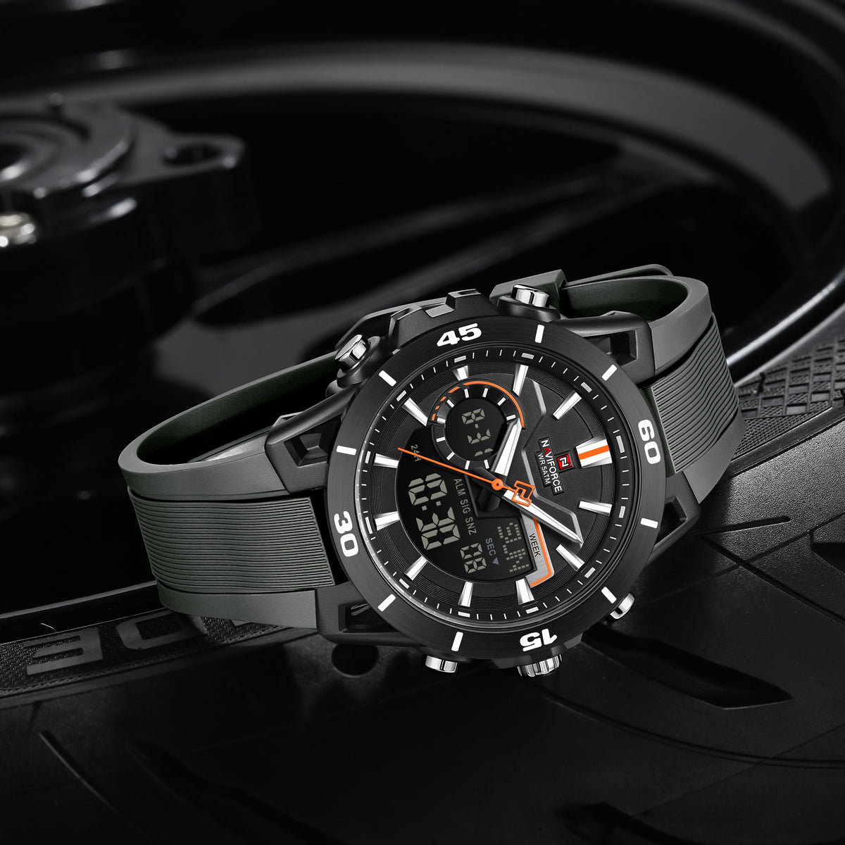 NAVIFORCE NF7135 B/B/GY Men Watch