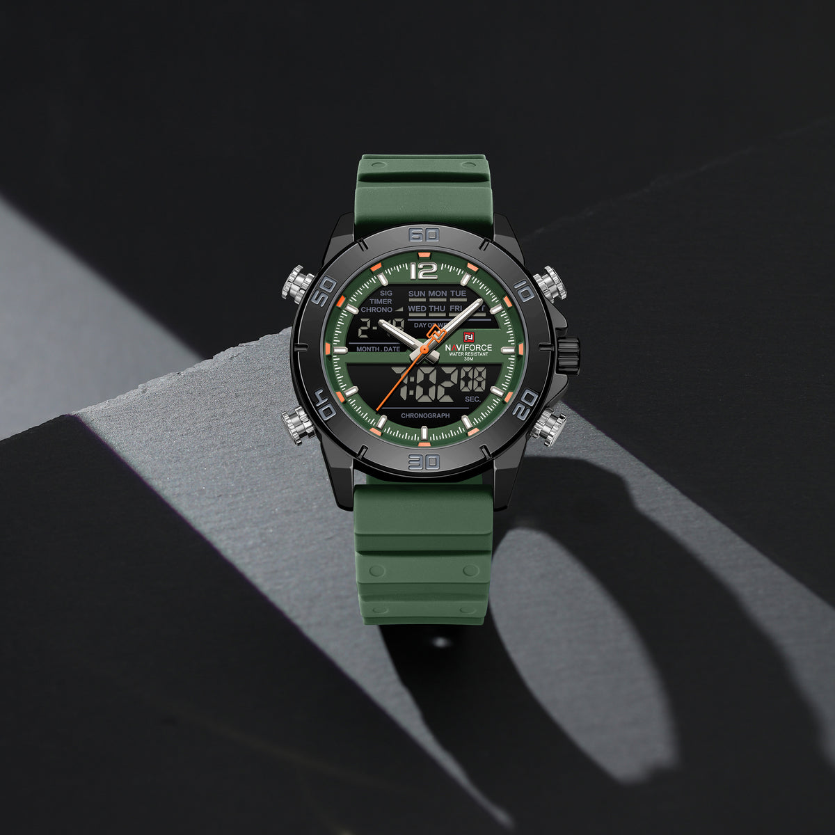 NAVIFORCE NF9253T B/GN/GN Men Watch