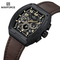 NAVIFORCE NF8053 B/Y/D.BN Men Watch