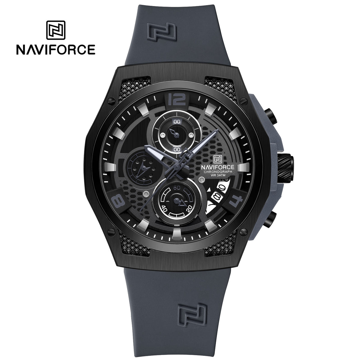 NAVIFORCE NF8051T B/B/GY Men Watch