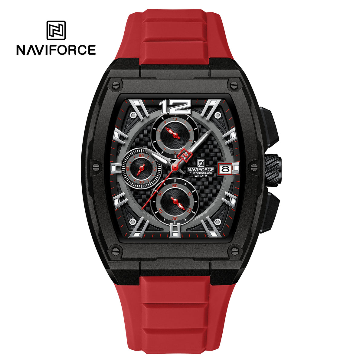 NAVIFORCE NF8050 B/B/R Men Watch
