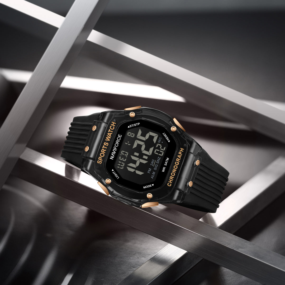 NAVIFORCE NF7113 B/RG Men Watch