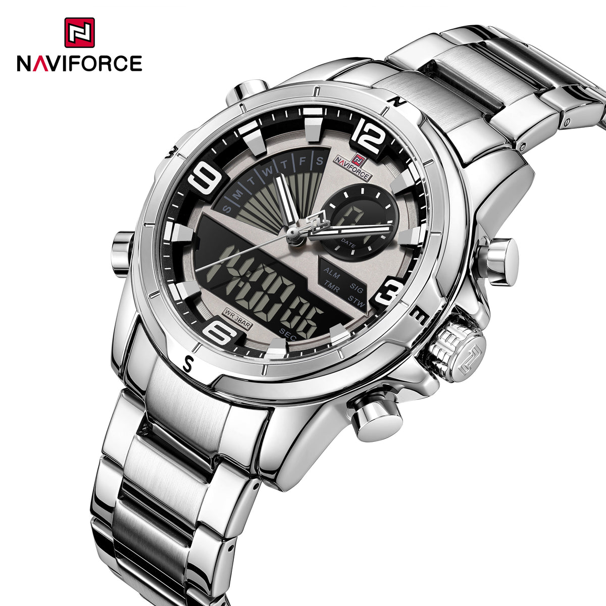 NAVIFORCE NF9257 S/GY/S Men Watch