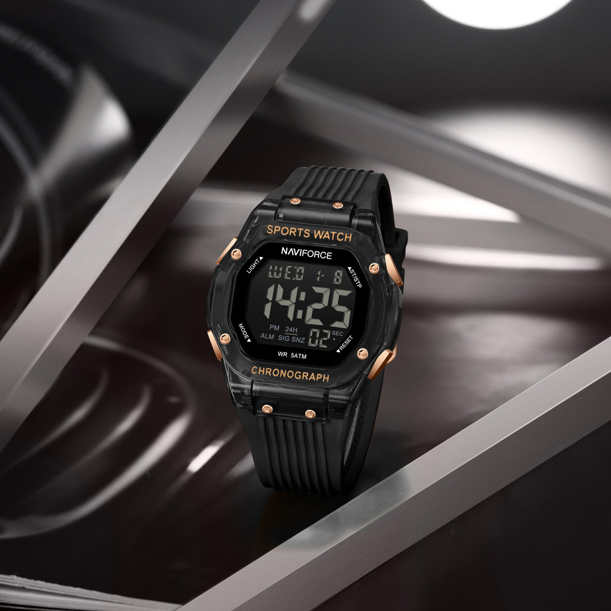 NAVIFORCE NF7113 B/RG Men Watch