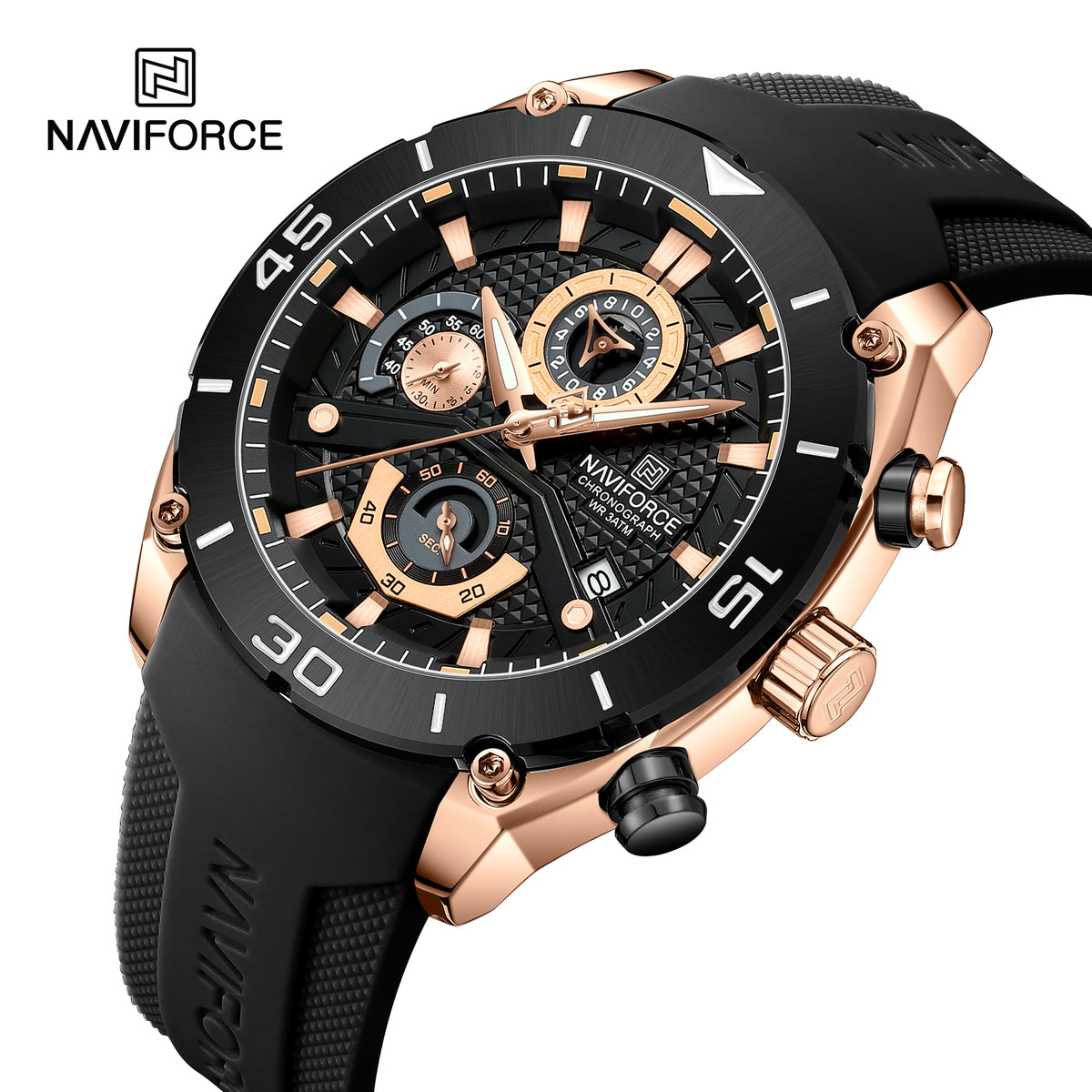 NAVIFORCE NF8038 RG/B/B Men Watch