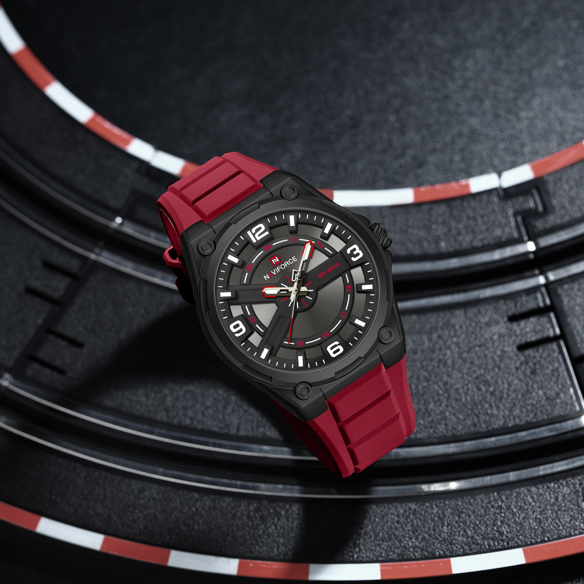 NAVIFORCE NF9260 B/B/R Men Watch