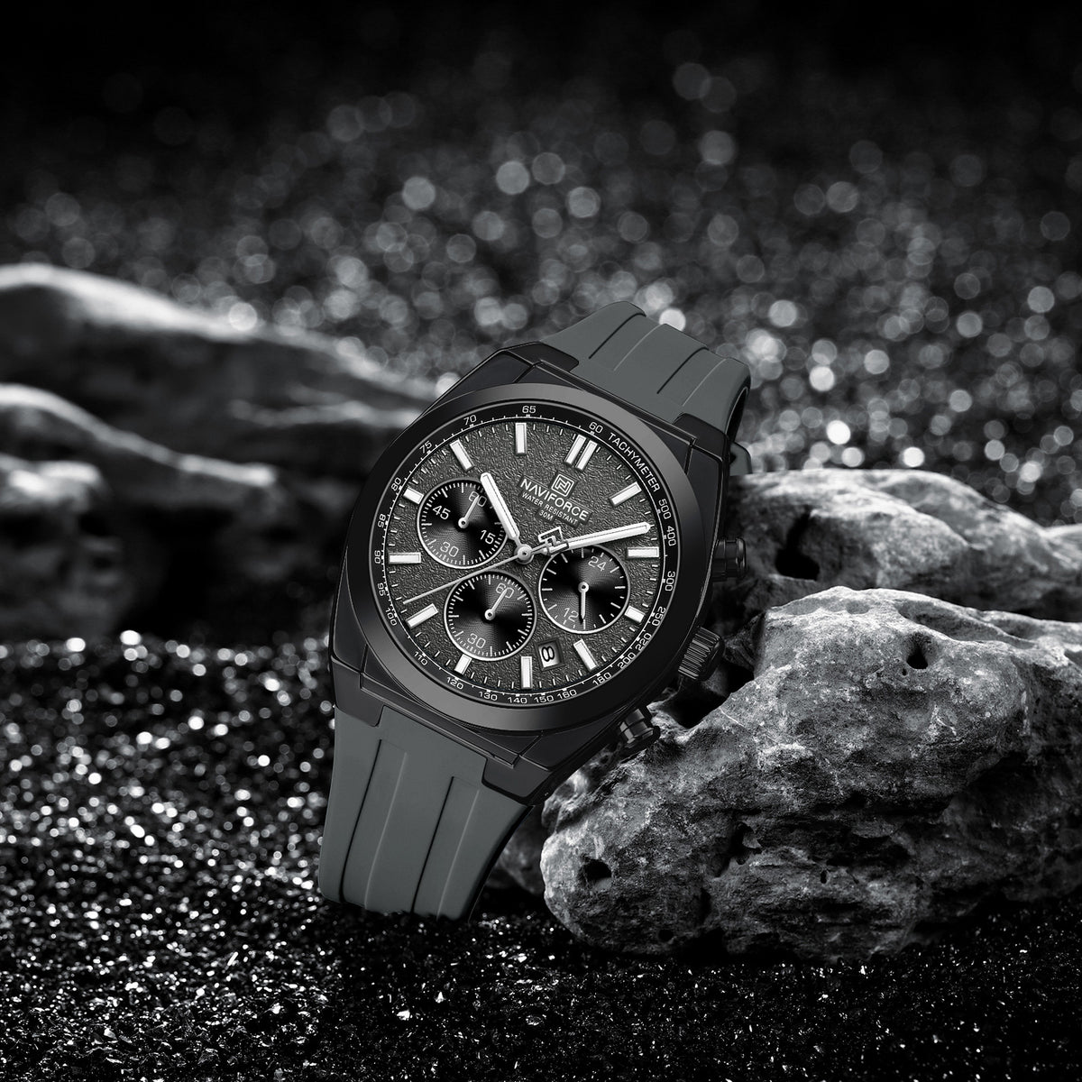 NAVIFORCE NF8080 B/GY/GY Men Watch