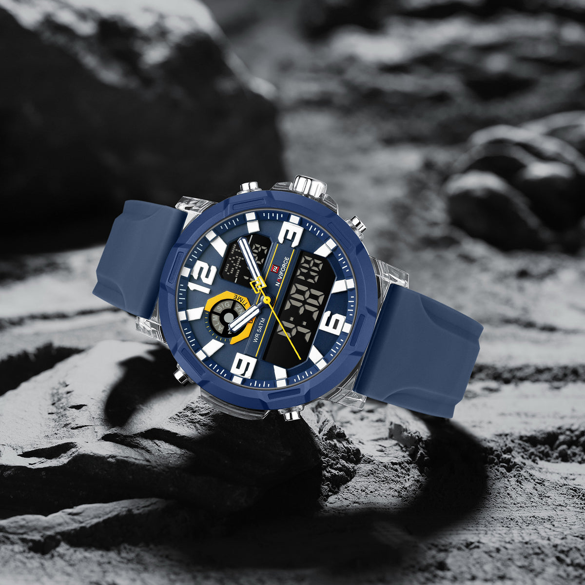 NAVIFORCE NF7130 S/W/BE Men Watch
