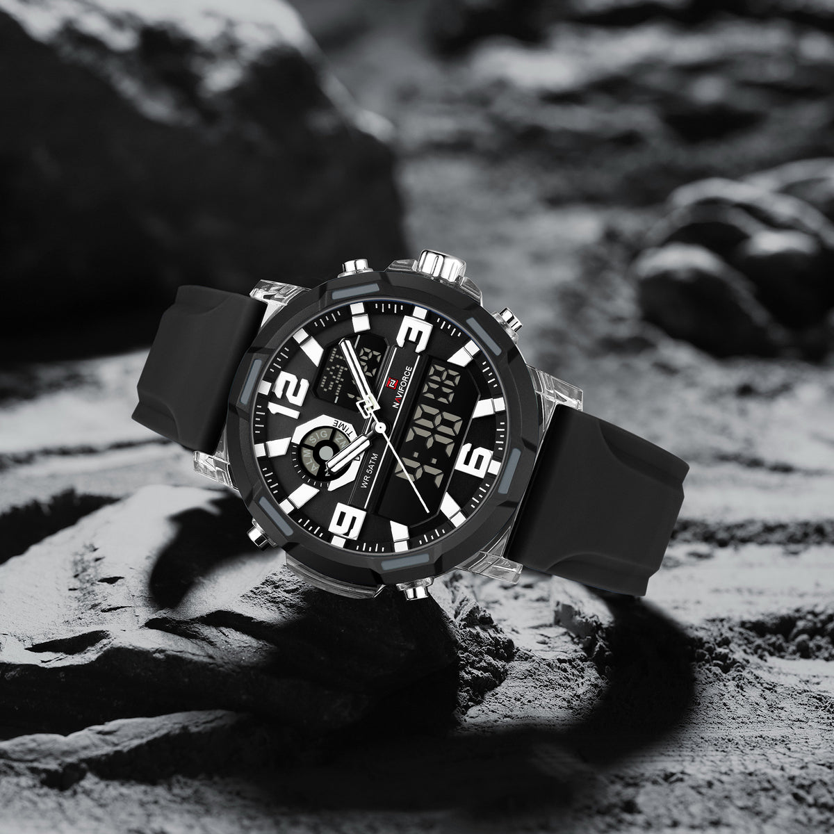 NAVIFORCE NF7130 S/W/B Men Watch