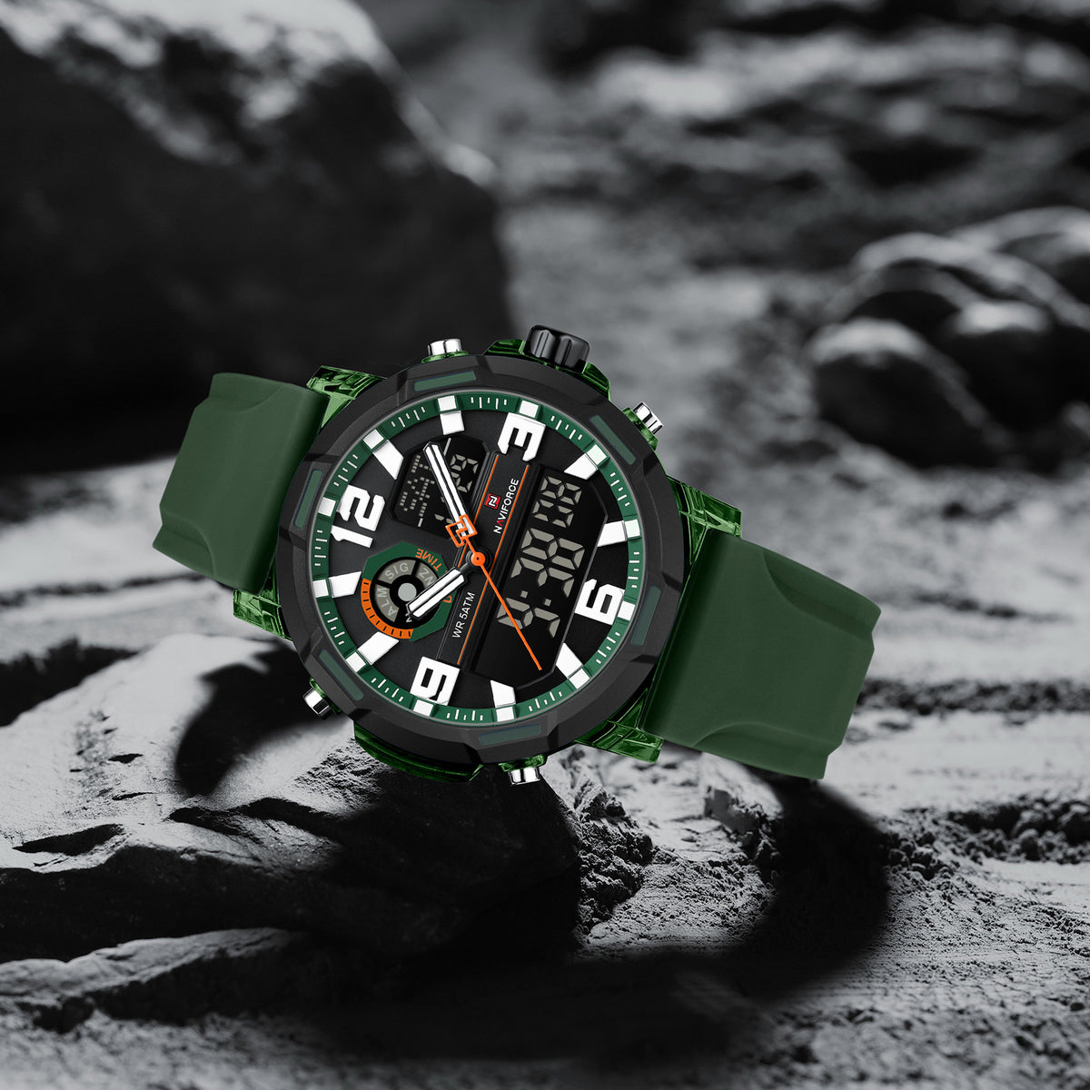 NAVIFORCE NF7130 GN/W/GN Men Watch