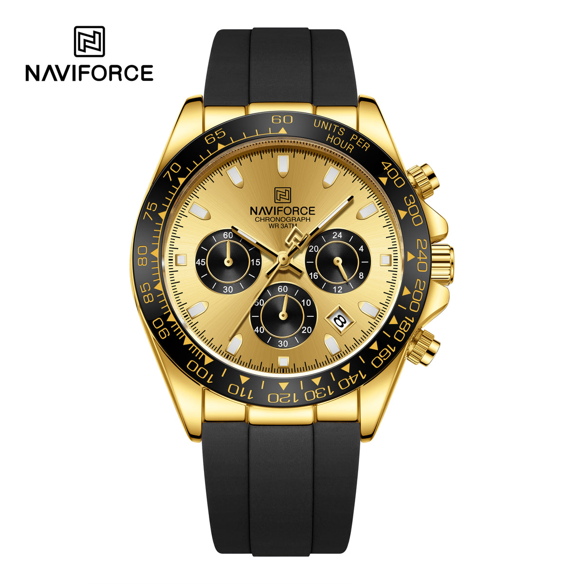 NAVIFORCE NF8054 G/G/B Men Watch