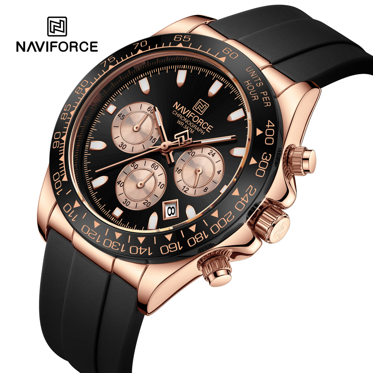 NAVIFORCE NF8054 RG/B/B Men Watch