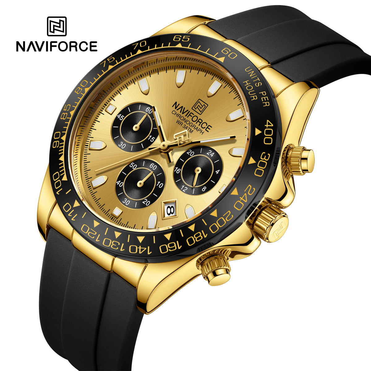 NAVIFORCE NF8054 G/G/B Men Watch